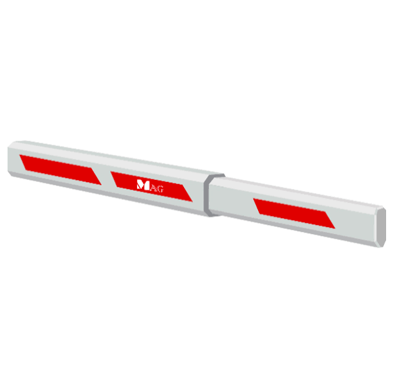 DS-TMG001-7 3.6-6m octagonal telescopic pole for 32X series barrier gate